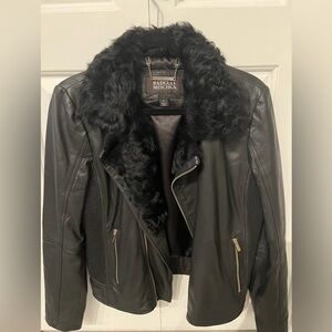 Badgley Mischka leather jacket